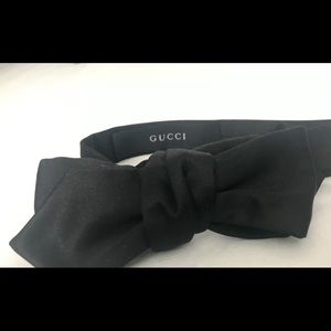 Gucci Self Tie Silk Bow Tie